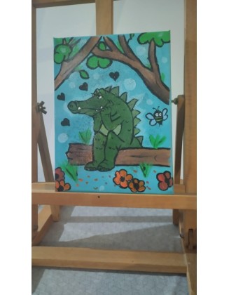 Χειροποίητος πίνακας σε Καμβά 15cmx20cm