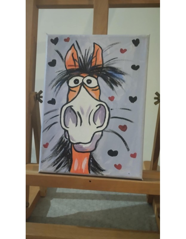 Χειροποίητος πίνακας σε Καμβά 15cmx20cm