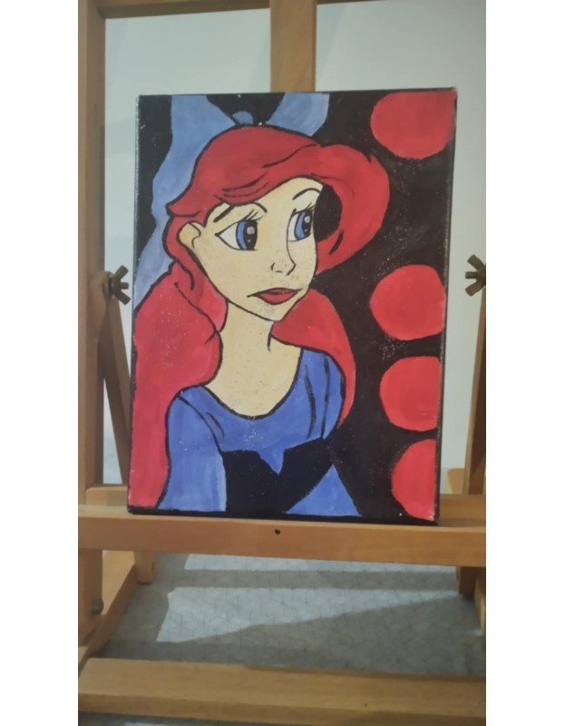 Χειροποίητος πίνακας σε Καμβά 15cmx20cm