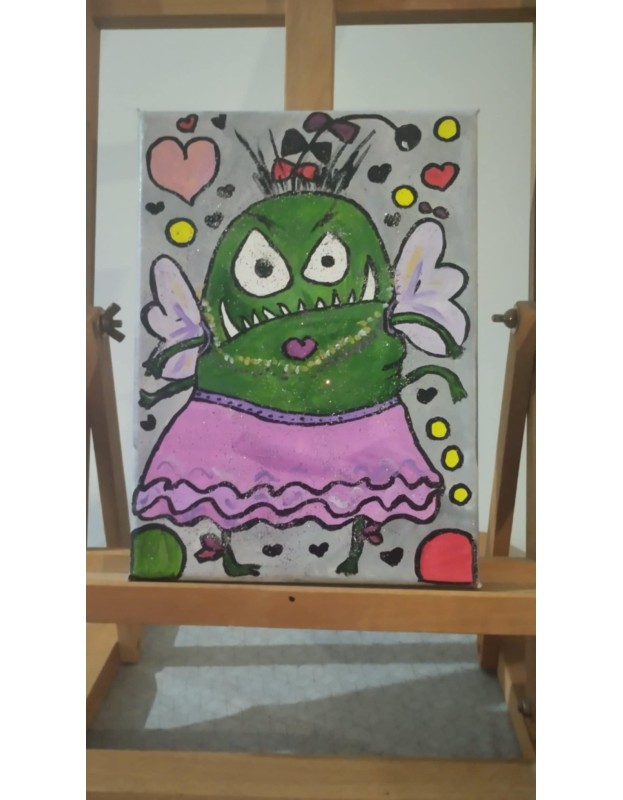 Χειροποίητος πίνακας σε Καμβά 15cmx20cm