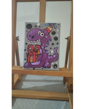 Χειροποίητος πίνακας σε Καμβά 15cmx20cm