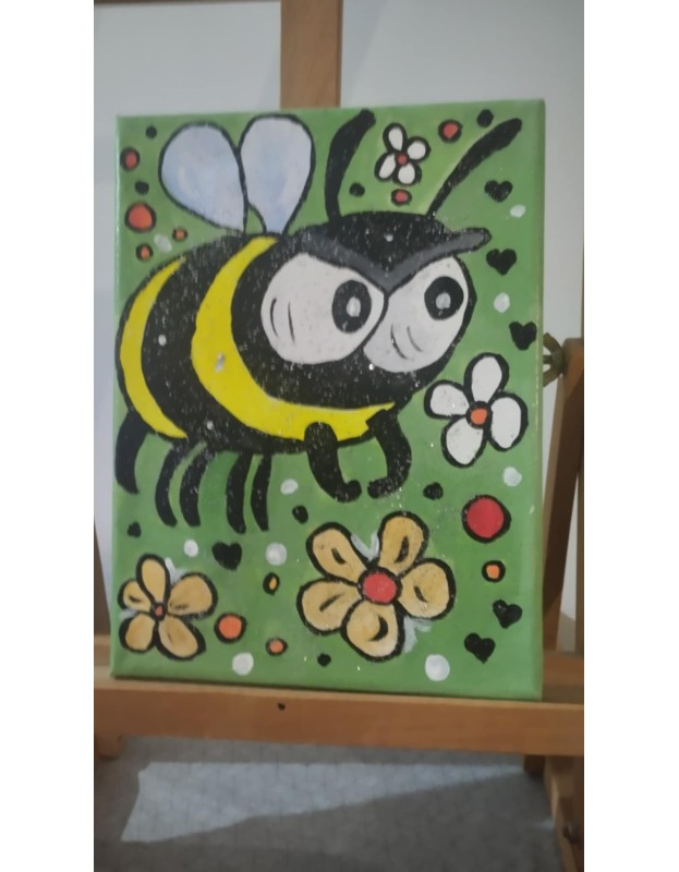 Χειροποίητος πίνακας σε Καμβά 15cmx20cm