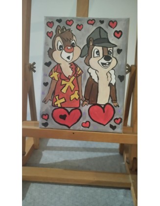 Χειροποίητος πίνακας σε Καμβά 15cmx20cm