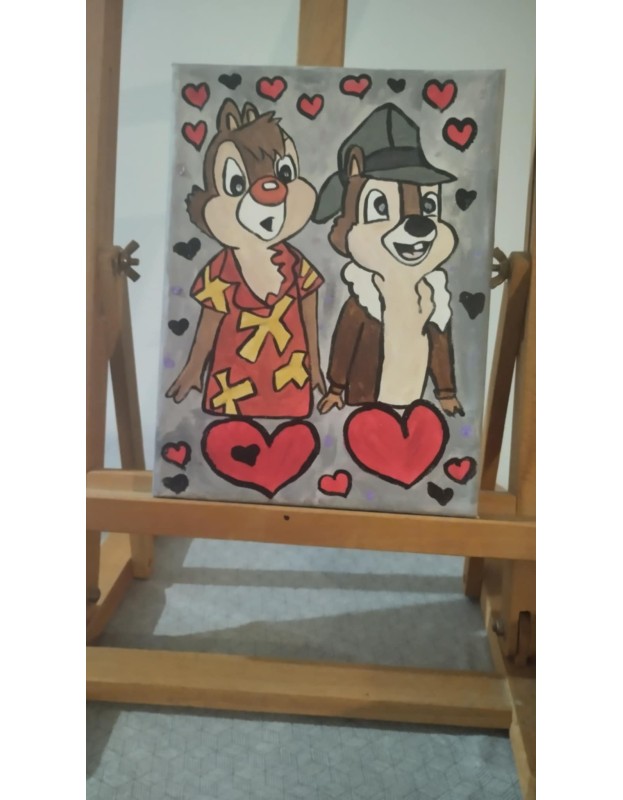 Χειροποίητος πίνακας σε Καμβά 15cmx20cm