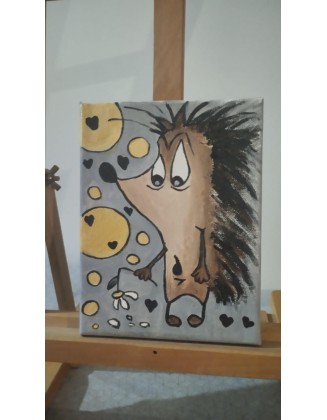 Χειροποίητος πίνακας σε Καμβά 15cmx20cm