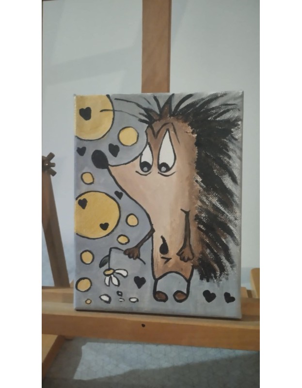Χειροποίητος πίνακας σε Καμβά 15cmx20cm