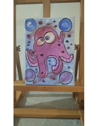 Χειροποίητος πίνακας σε Καμβά 15cmx20cm