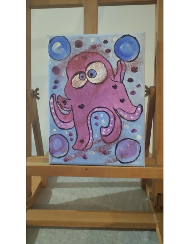 Χειροποίητος πίνακας σε Καμβά 15cmx20cm