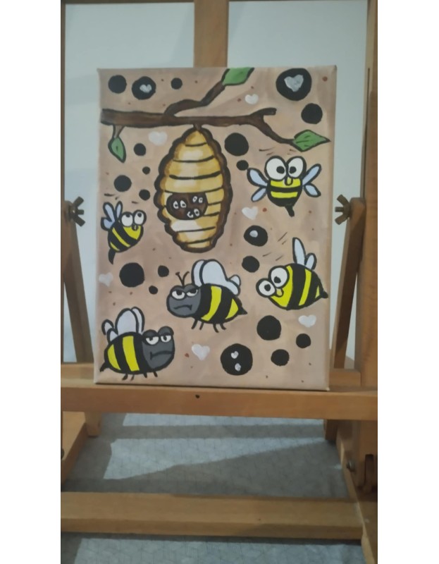 Χειροποίητος πίνακας σε Καμβά 15cmx20cm