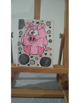 Χειροποίητος πίνακας σε Καμβά 15cmx20cm