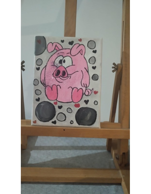 Χειροποίητος πίνακας σε Καμβά 15cmx20cm