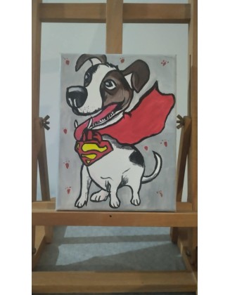 Χειροποίητος πίνακας σε Καμβά 15cmx20cm