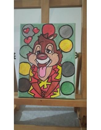 Χειροποίητος πίνακας σε Καμβά 15cmx20cm