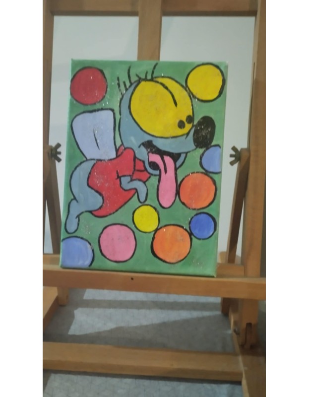 Χειροποίητος πίνακας σε Καμβά 15cmx20cm