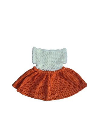 Χειροποίητο Βρεφικό Σετ - Κεραμιδί